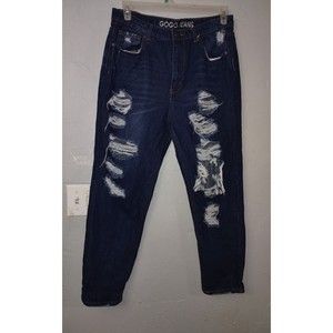 Gogo jeans,Mon Jean for women size 15 ,high waist.25 inch waist, style Ripped